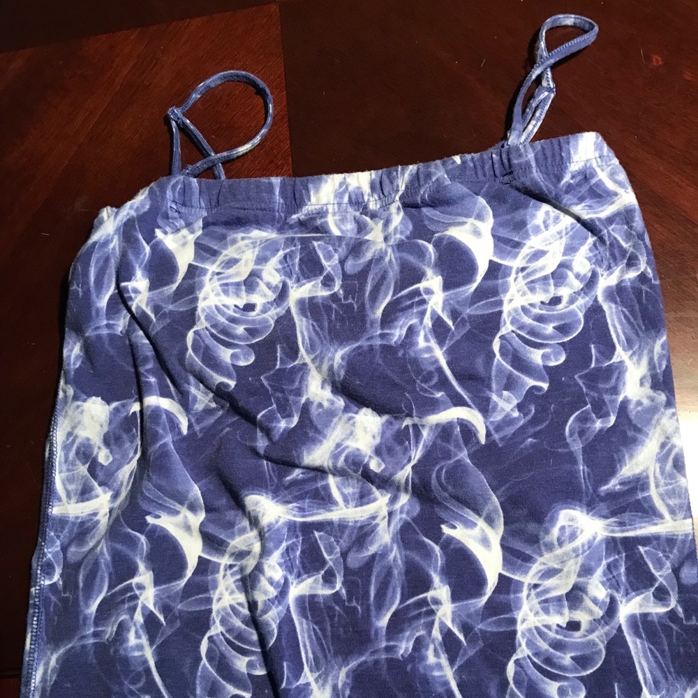 Volcom purple tie dye tank top